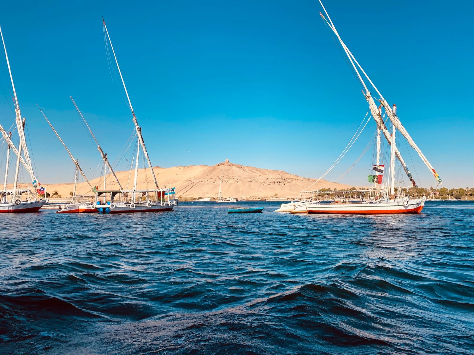 boat trip up the nile