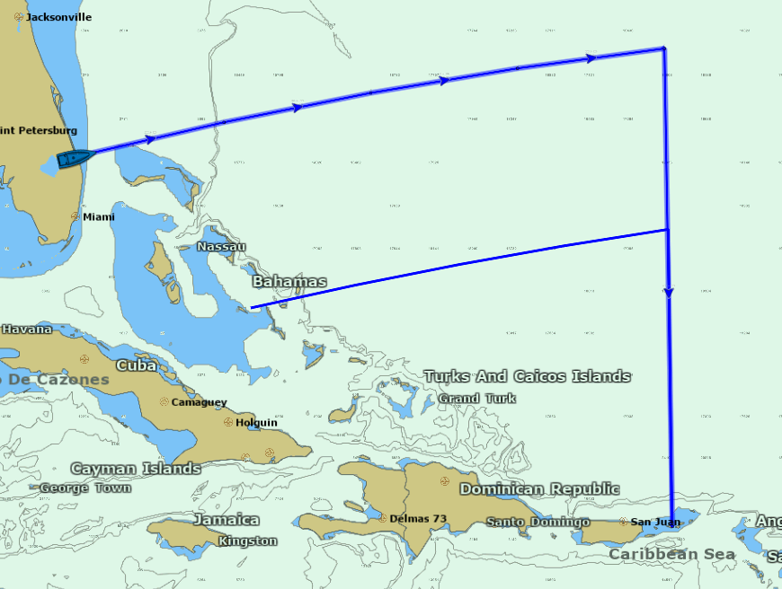 How Long to Sail from Florida to the Virgin Islands 2 Routes