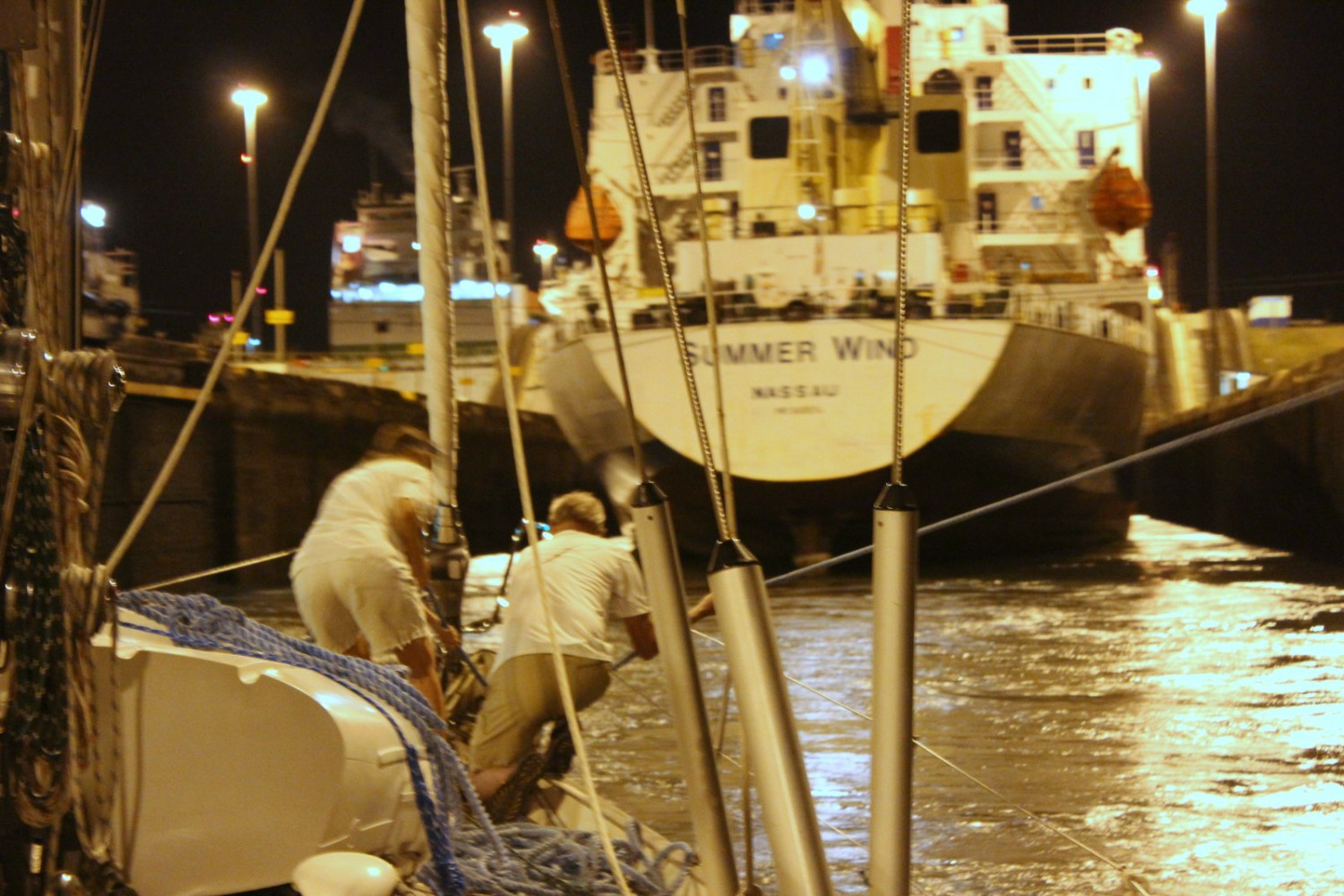 yacht panama canal