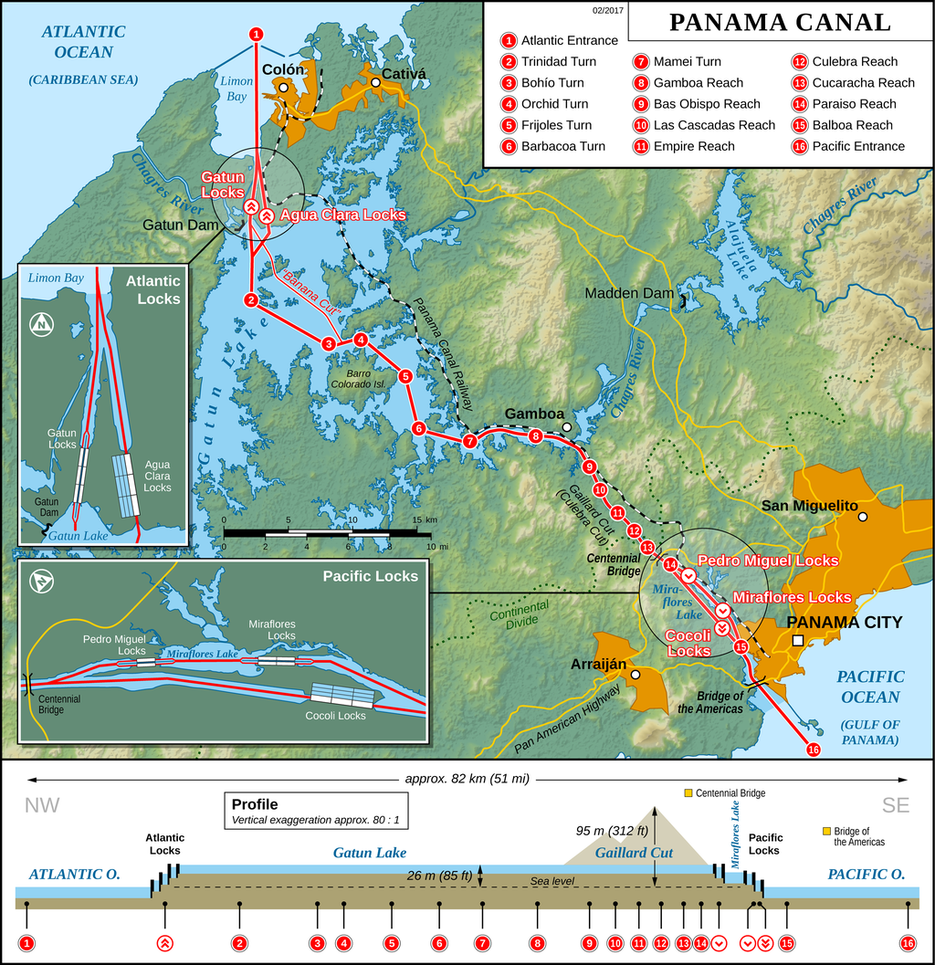 transit the panama canal by yacht