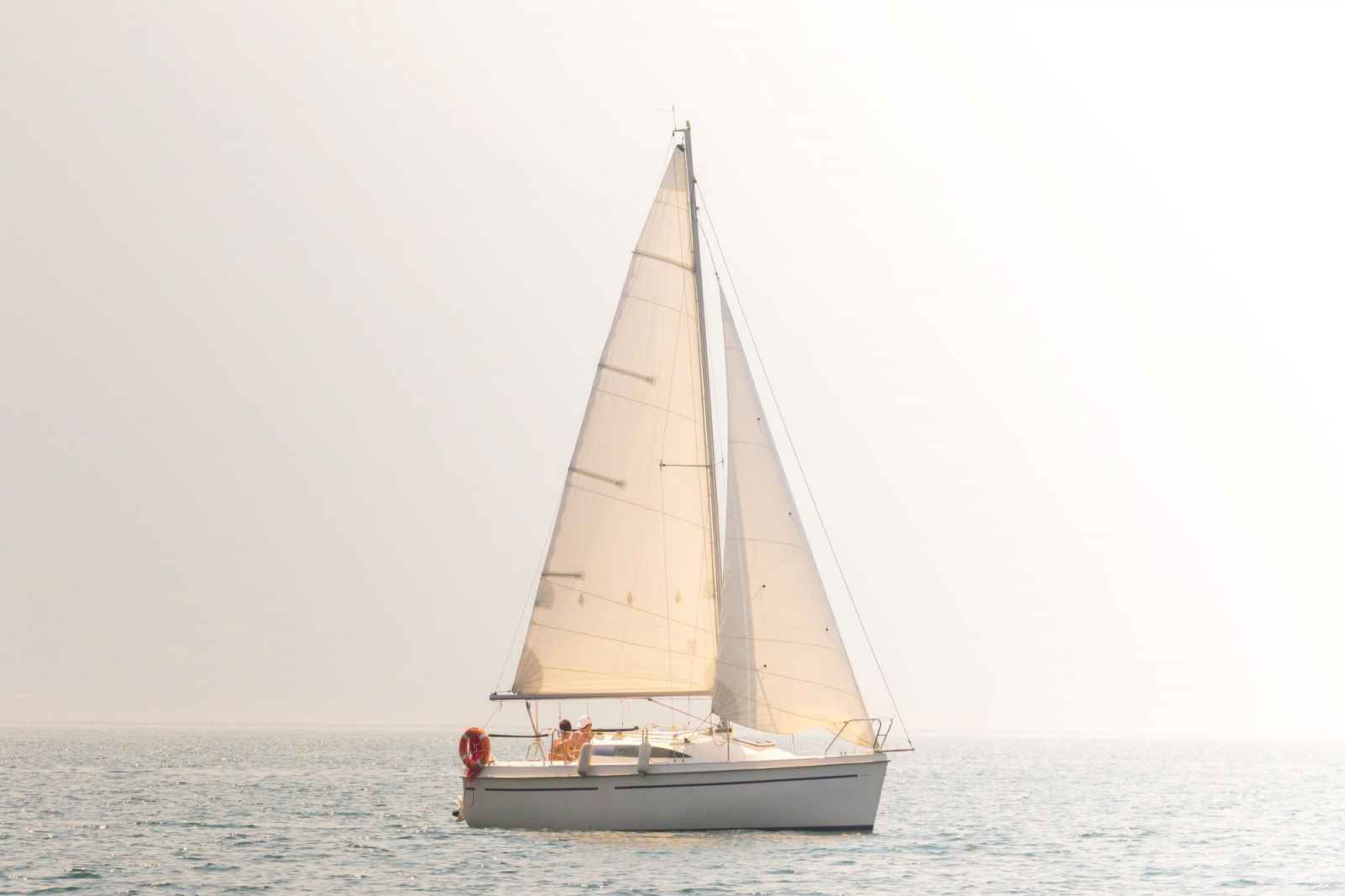 sailboats on the ocean