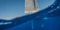 sailing blue water yacht