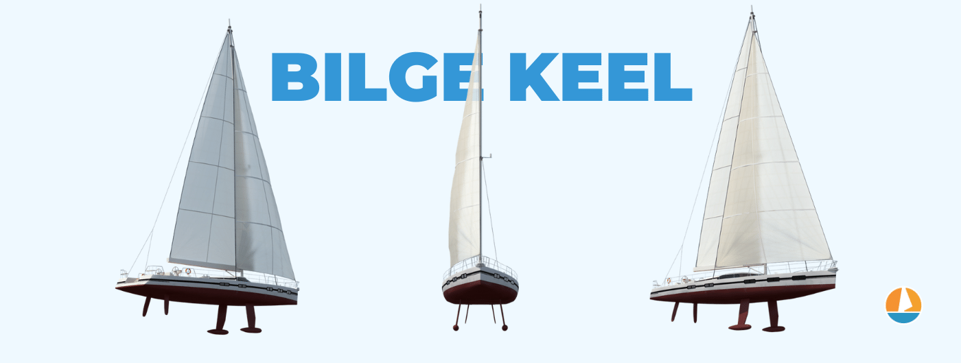 bilge keel sailboats diagram 1 - Sailboat Keel Types: Illustrated Guide (Bilge, Fin, Full) | Coast Swimming