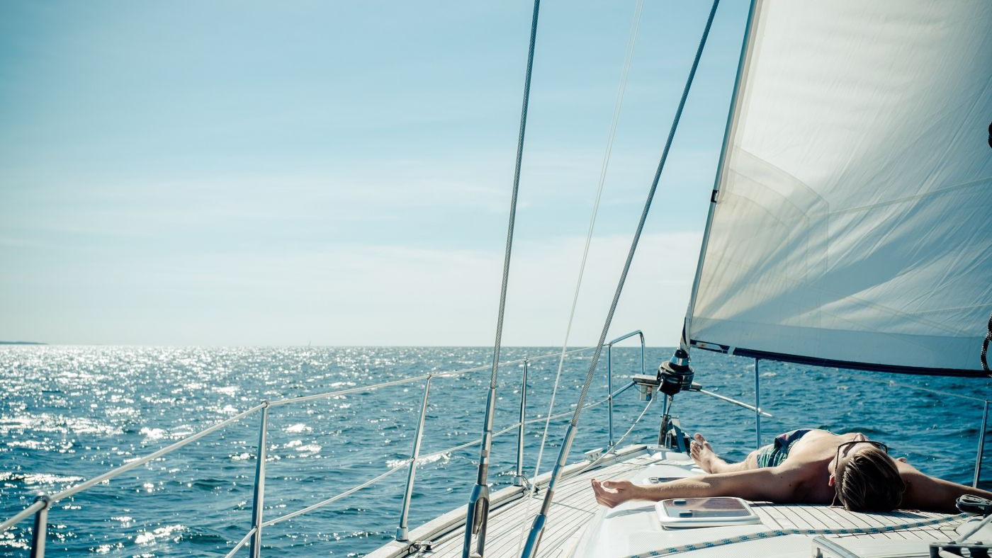 yacht sailing around the world