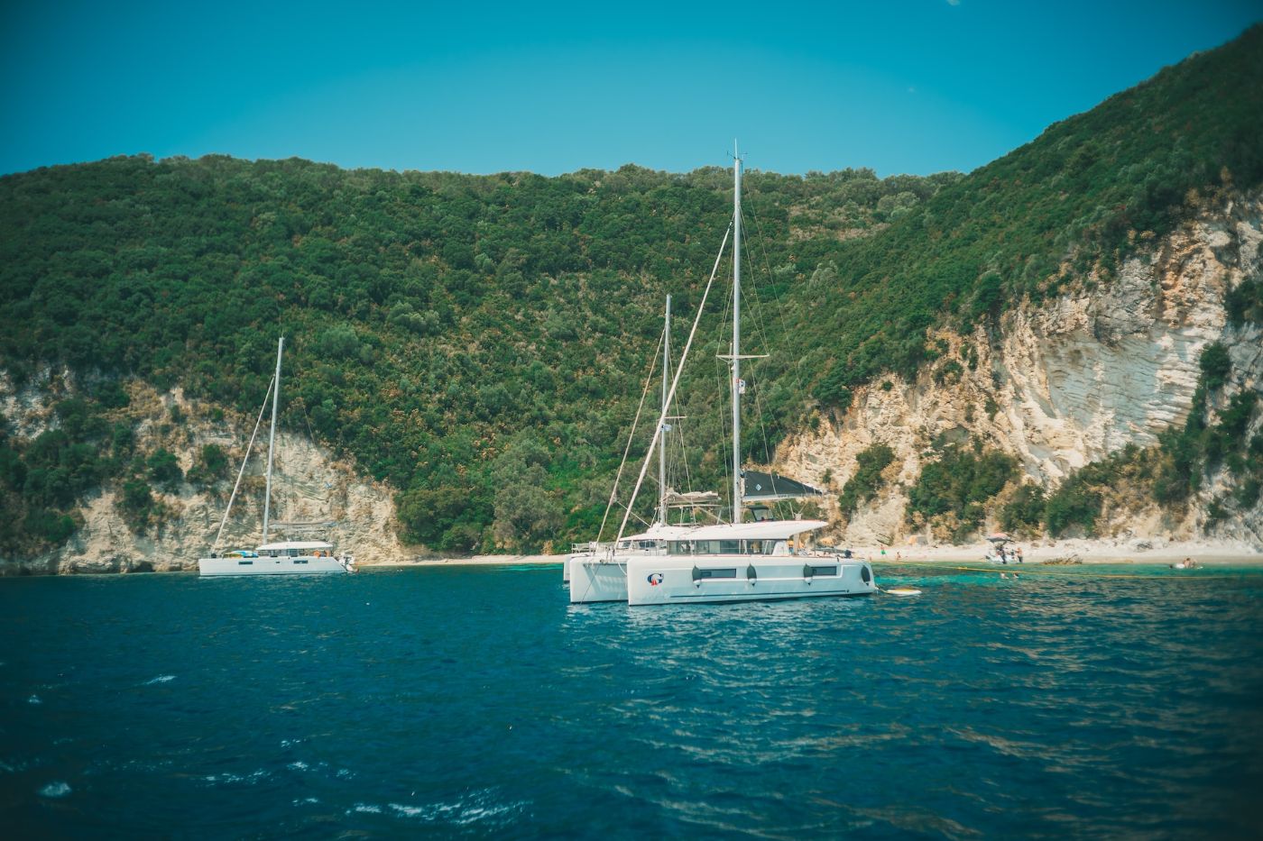 catamaran with sleeping quarters