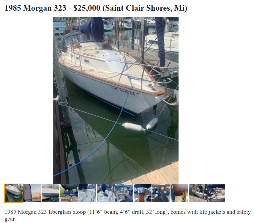 living on a 25 foot sailboat