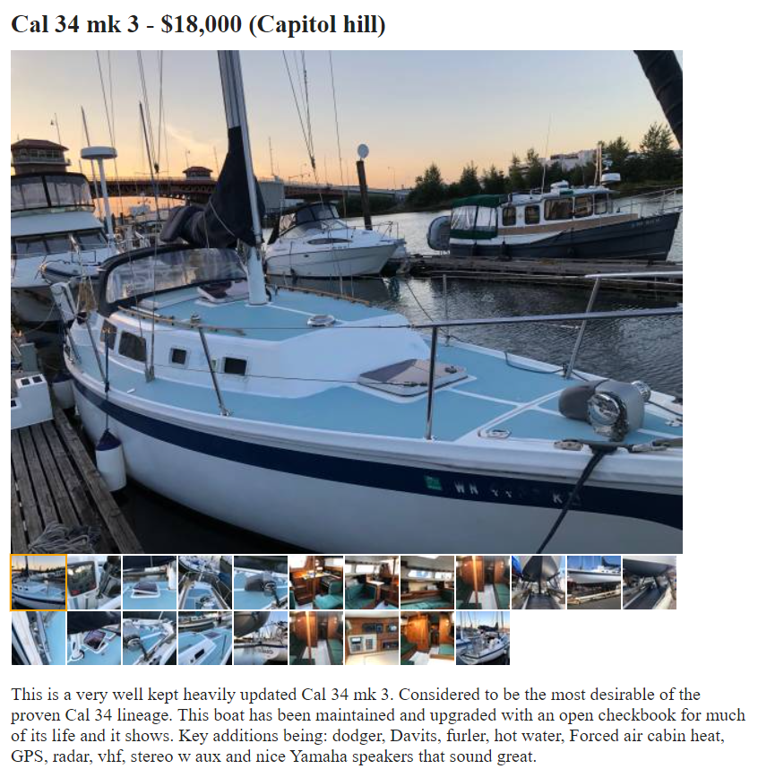 40 foot liveaboard sailboat