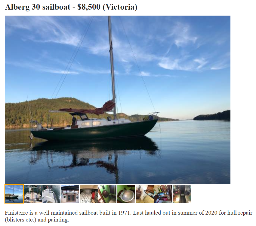 small liveaboard sailboats for sale