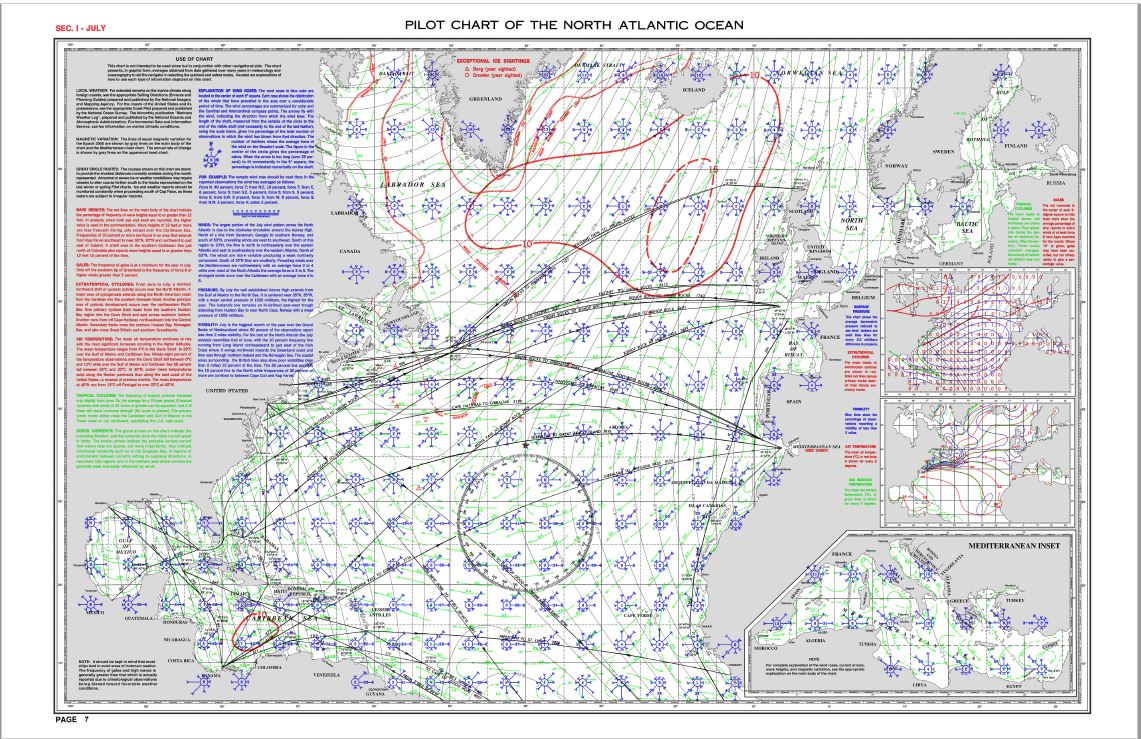 Pilot Chart Noatljul 
