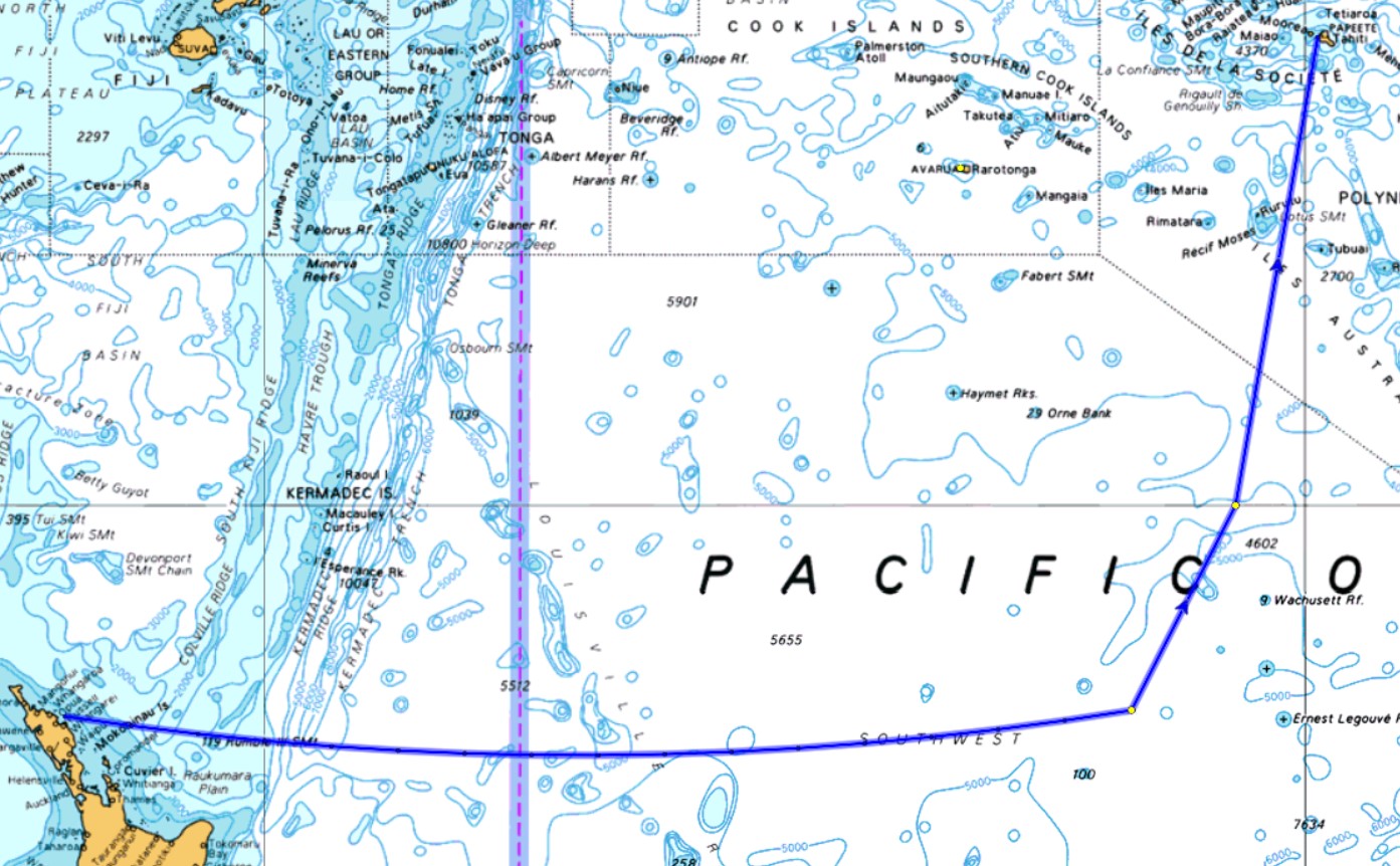 How Long Does it Take to Sail from New Zealand to Tahiti