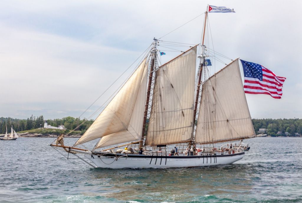 sailboat with 2 sails