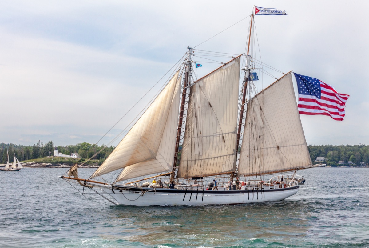 schooner rigged sailboat