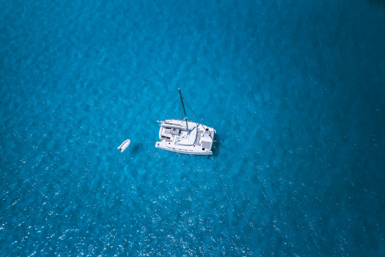 sailing on a catamaran around the world