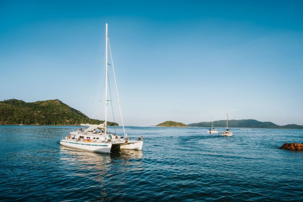 around the world in a catamaran