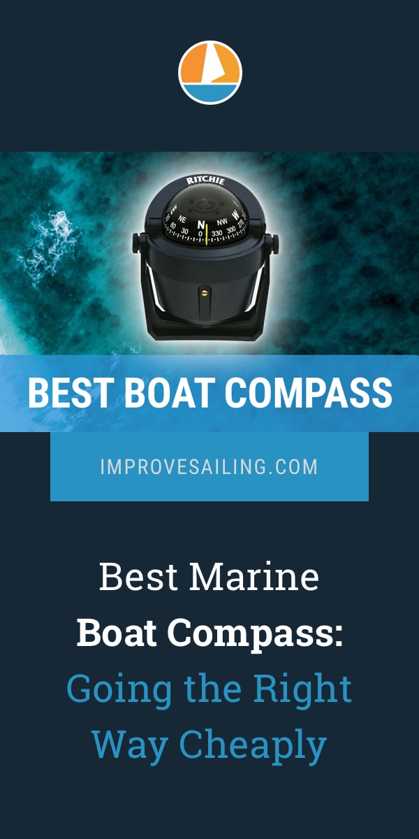 Pinterest image for Best Marine Compass: Going the Right Way Cheaply