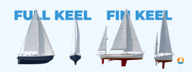 sailboat rudder keel