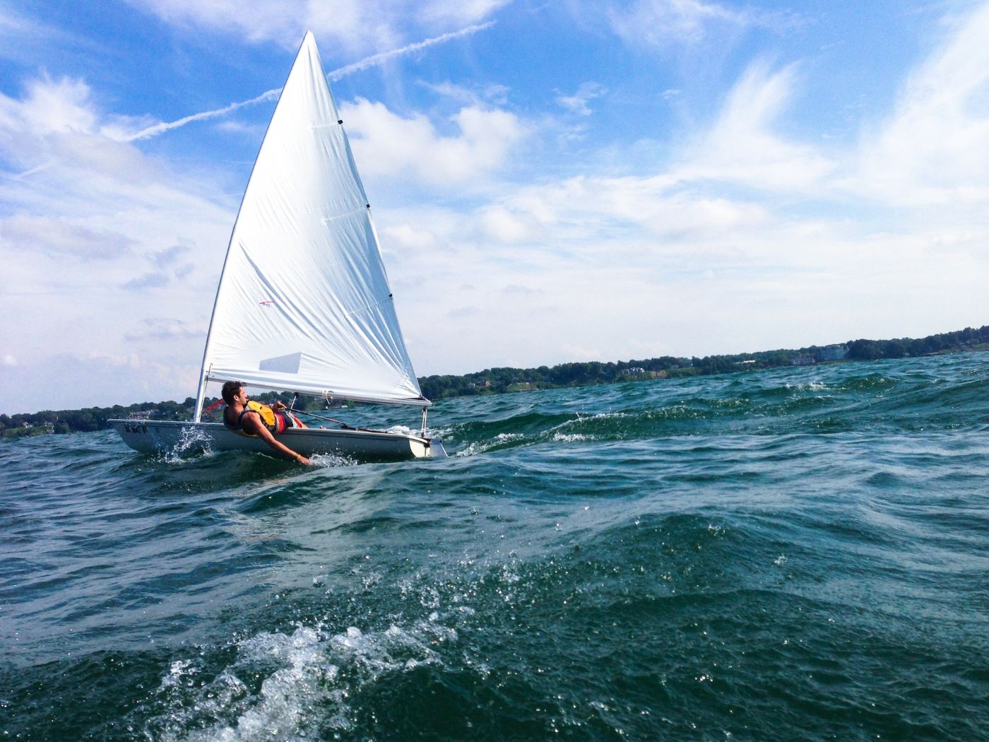 small sailboat catamaran