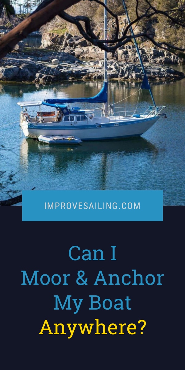 Pinterest image for Can I Moor & Anchor My Boat Anywhere?
