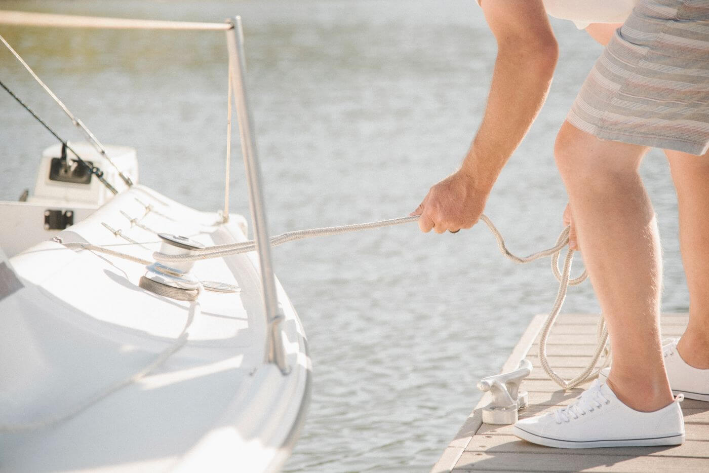 how to get a sailboat out of the water