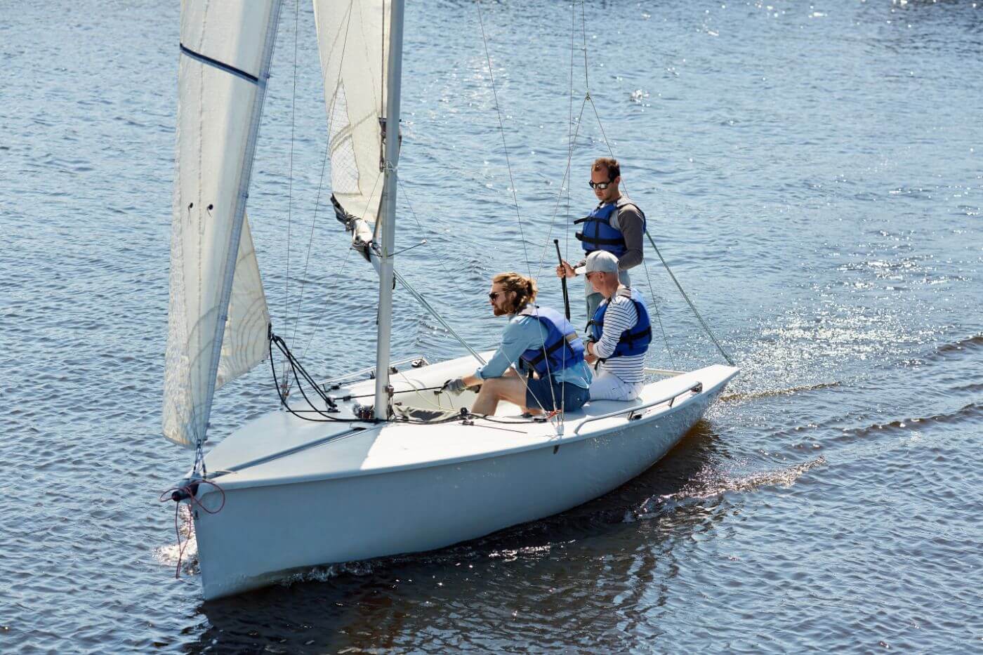 how to get a sailboat out of the water