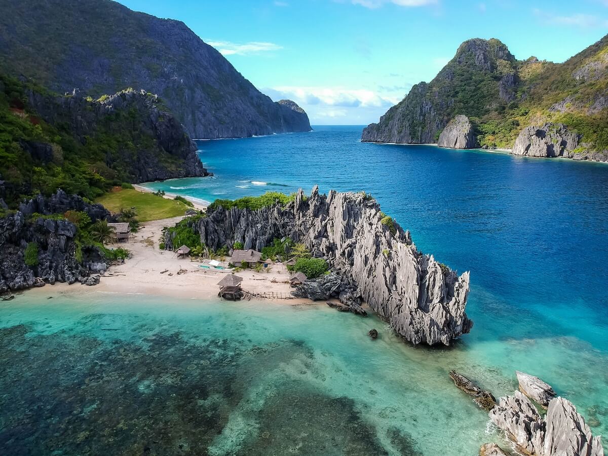 Bay in Palawan, Philippines